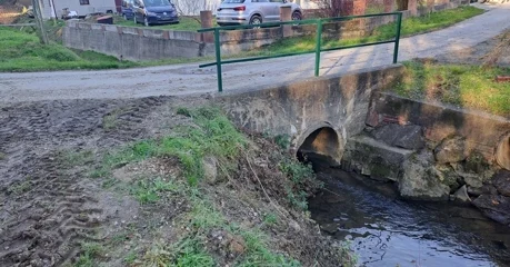 Potok Koruščak u naselju Remetinec