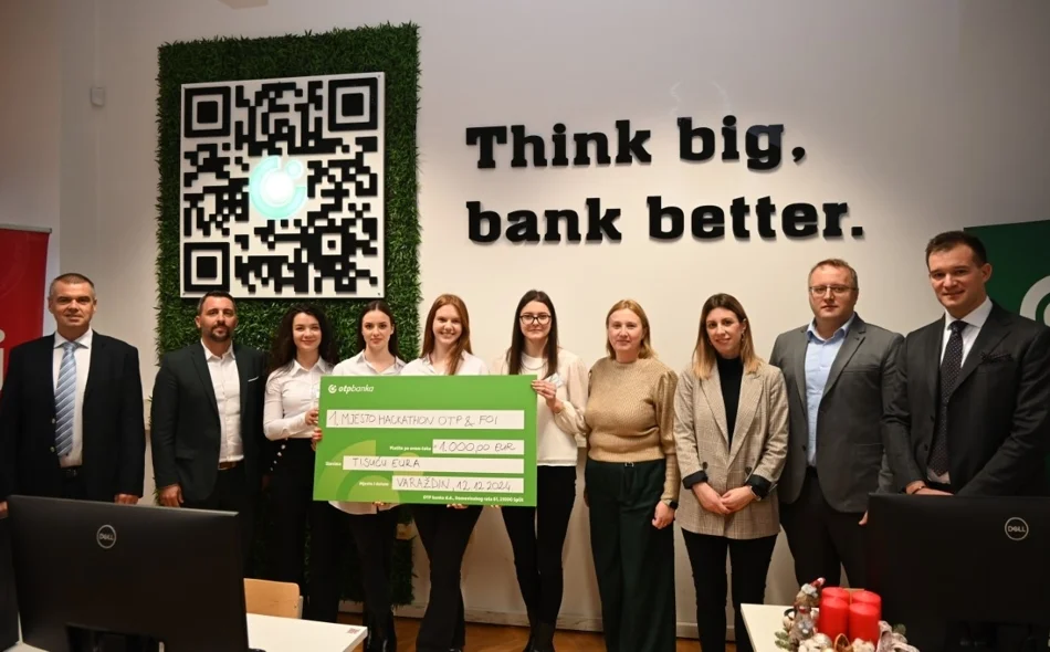 Rješenje &#039;OTP student – Otkrij put, pakiraj uspjeh&#039; proglašeno najboljim na OTP &amp; FOI InnoFusion hackathonu