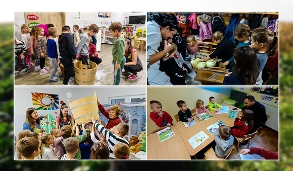 Mališani u dječjim vrtićima u Općini Maruševec učili o kiseljenju zelja i kušali sarmu od Varaždinskog zelja