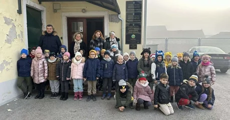 Mališani Dječjeg vrtića "Bambi" Petrijanec čestitali Božić djelatnicima Općine Petrijanec