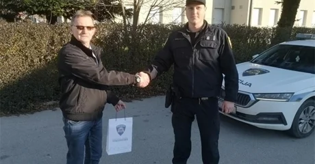 Nagrađeni uzorni vozač Stjepan Toma / Foto: PU varaždinska