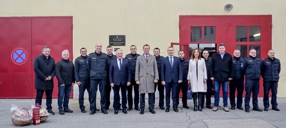 Varaždinski župan i gradonačelnik obišli žurne službe: Novogodišnja noć protekla je mirno