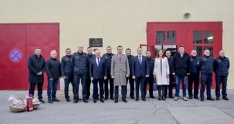 Varaždinski župan i gradonačelnik obišli žurne službe: Novogodišnja noć protekla je mirno