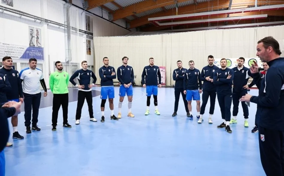 Reprezentacija Hrvatske na pripremama u dvorani DG Sporta u Prelogu