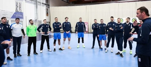 Reprezentacija Hrvatske na pripremama u dvorani DG Sporta u Prelogu