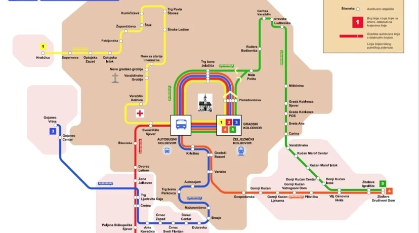 Na snagu stupio novi vozni red i sustav linija „gradskih buseka“ u Varaždinu