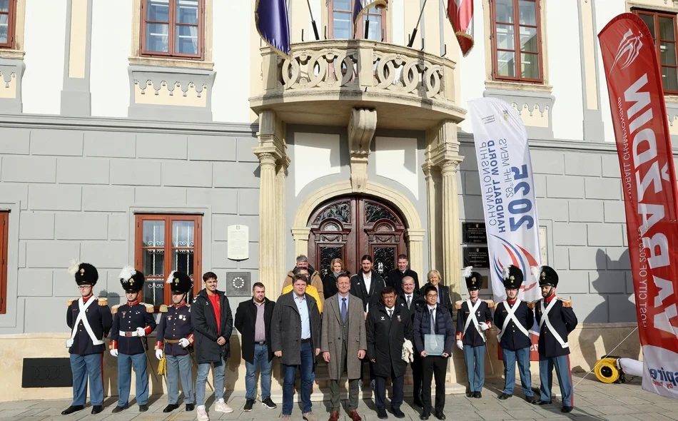 Sudionici Svjetskog rukometnog prvenstva u varaždinskoj gradskoj vijećnici