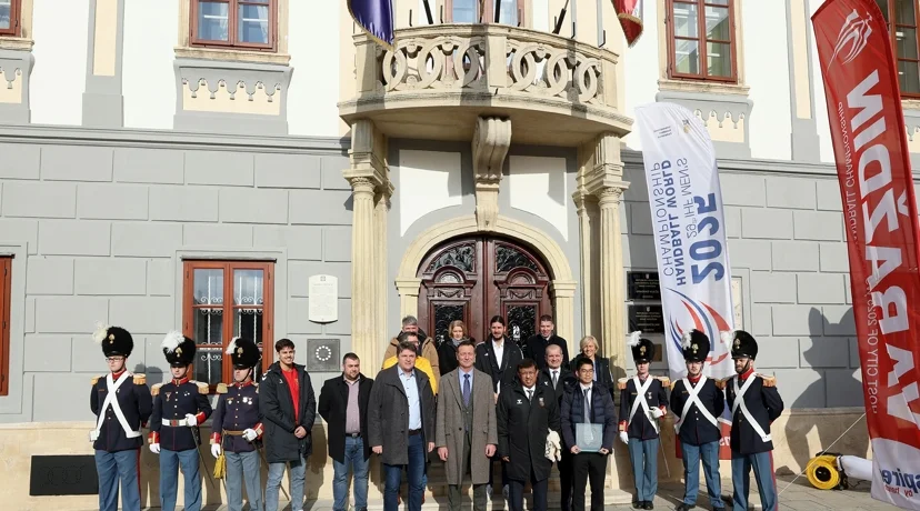 Sudionici Svjetskog rukometnog prvenstva u varaždinskoj gradskoj vijećnici