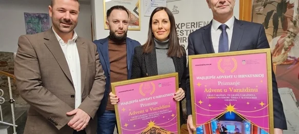 Priznanju su primi direktorica gradsku Turističke zajednice Jelena Toth i gradonačelnik Neven Bosilj