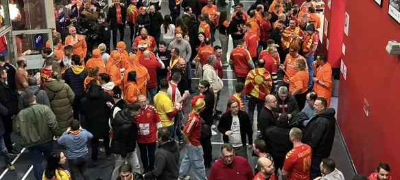 Varaždinska policija o makedonskim navijačima: „Pijanim gledateljima nije omogućen ulaz u dvoranu“