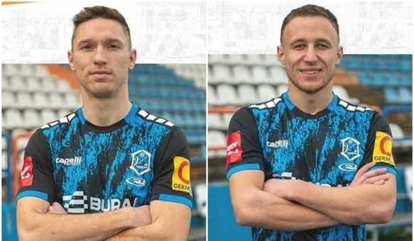 Matej Vuk i Atdhe Mazari u dresovima varaždinskog nogometnog prvoligaša