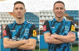 Matej Vuk i Atdhe Mazari u dresovima varaždinskog nogometnog prvoligaša