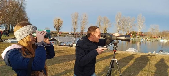 FOTO Ptičarenje sve popularnije: durbinama i dalekozorima upoznali bogatstvo ptičjeg svijeta na vodama sjeverne Hrvatske