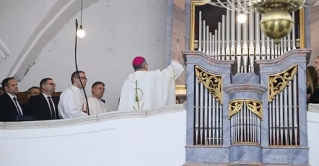 Biskup Radoš blagoslovio obnovljene orgulje župne crkve u Bednji