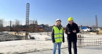 Tijek radova na novom dječjem vrtiću obišla je načelnica Verica Vitković