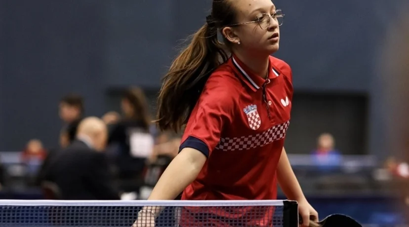 Mlada stolnotenisačica Tena Špoljarić nastupila je za reprezentaciju Hrvatske