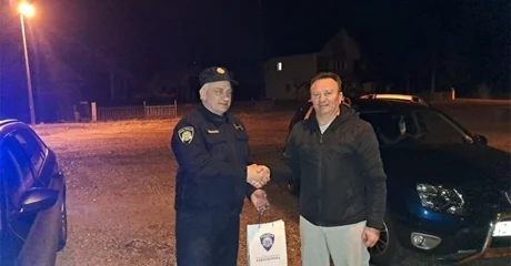 Uzornog vozača Branka Husnjaka nagradili su pripadnici PU varaždinske