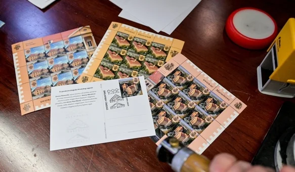 U Županijskoj palači promovirana poštanska marka „&quot;Dvorci Hrvatske&quot; – Klenovnik – Maruševec – Novi Marof“