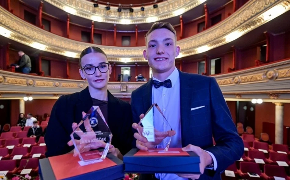 Atletičari Jana Koščak i Roko Farkaš najbolji su sportaša grada Varaždina u 2024. godini