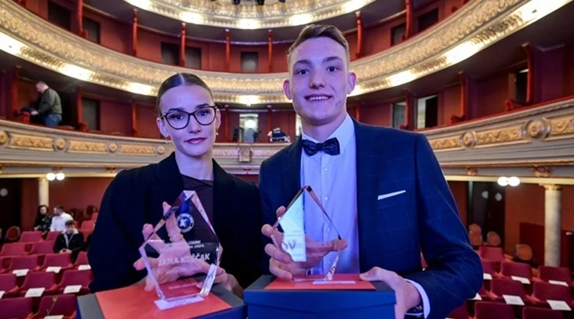 Atletičari Jana Koščak i Roko Farkaš najbolji su sportaša grada Varaždina u 2024. godini