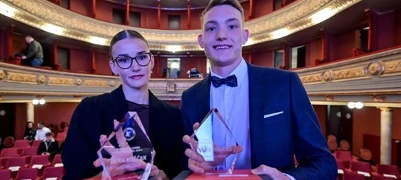 Atletičari Jana Koščak i Roko Farkaš najbolji su sportaša grada Varaždina u 2024. godini