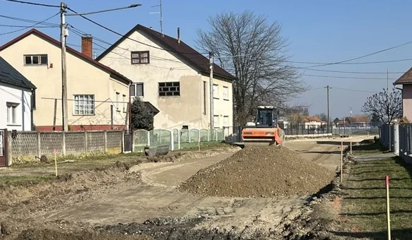 Radovi na sanaciji Ulice Gustava Krkleca u naselju Trnovec
