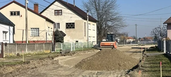 Radovi na sanaciji Ulice Gustava Krkleca u naselju Trnovec