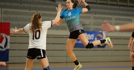 Igračica Koke Martina Krajpl u susretu protiv zagrebačke Lokomotive