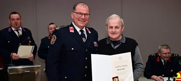 FOTO Na Skupštini DVD-a Lepoglava najavljen novi vatrogasni centar, Miroslavu Žuniću spomenica za 60 godina vatrogastva