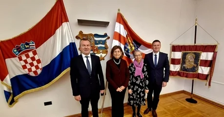 Župan Anđelko Stričak priredio prijam za veleposlanicu Portugalske republike Nj.E. Mariu Manuel Quintela Batista Dur&atilde;o