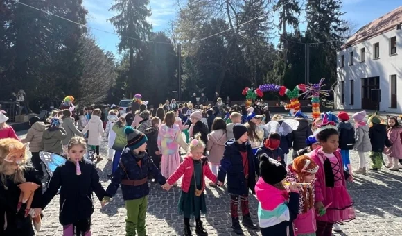 FOTO Vesele male maškare donijele zabavu na Europski trg u Varaždinu
