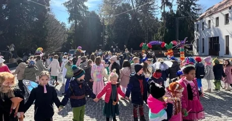 FOTO Vesele male maškare donijele zabavu na Europski trg u Varaždinu