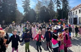 FOTO Vesele male maškare donijele zabavu na Europski trg u Varaždinu