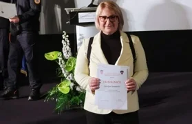 Marijani Jambrešić, varaždinskoj gradskoj službenici, zahvalnica za izuzetan doprinos razvoju sustava civilne zaštite