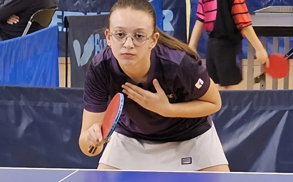 Tena Špoljarić, stolnotenisačica MGK-Drave Žabnik, osvojila broncu na jakom turniru u Krapini