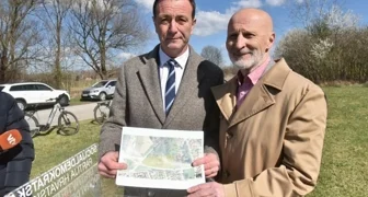 Gradonačelnik Neven Bosilj i Bruno Ister predstavili lokaciju budućeg novog doma za umirovljenike