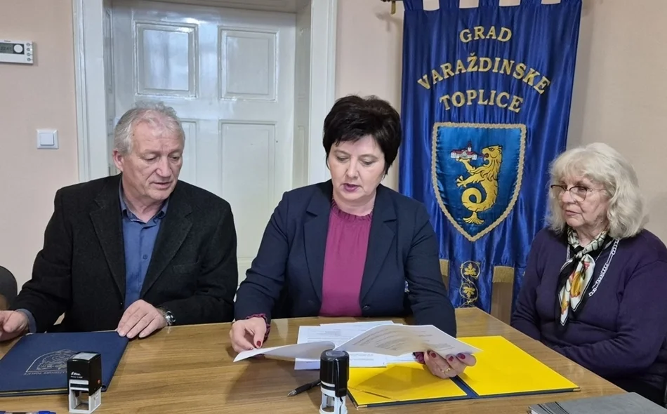 Potpisivanje ugorova za izgradnju dječjeg vrtića u Varaždinskim Toplicama