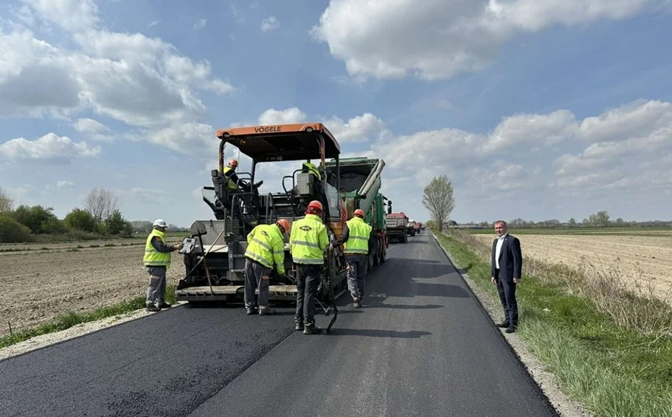 Župan Anđelko Stričak u pratnji načelnika Općine Sveti Đurđ Josipa Janija obišao radove na uređenju prometnice u naselju Hrženica