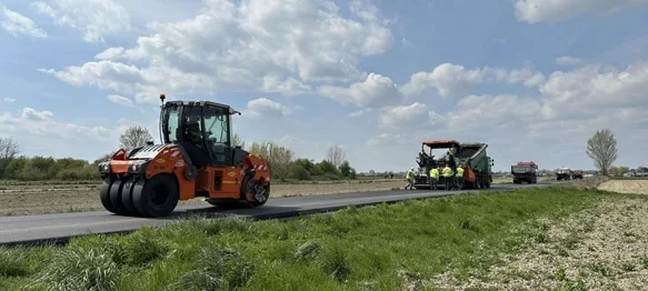 Župan Anđelko Stričak u pratnji načelnika Općine Sveti Đurđ Josipa Janija obišao radove na uređenju prometnice u naselju Hrženica