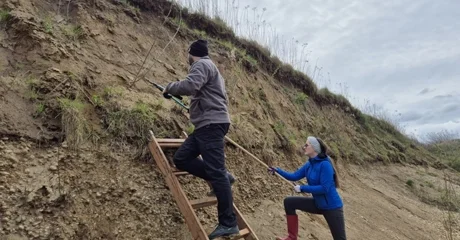 FOTO Volonterska akcija: strme pjeskovite riječne obale spremne dočekuju dolazak bregunica i pčelarica