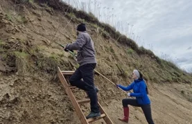 FOTO Volonterska akcija: strme pjeskovite riječne obale spremne dočekuju dolazak bregunica i pčelarica