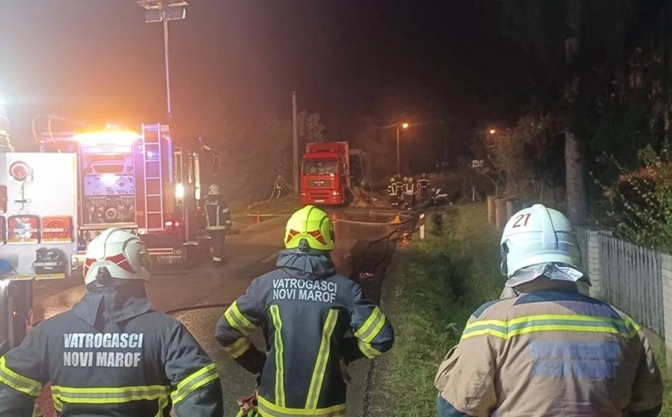 U Podrutama gorio kamion, gasili ga novomarofski DVD-ovci, šteta prelazi 15.000 eura