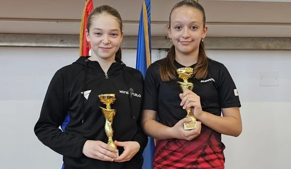Stolni tenis: Tena Špoljarić i Lara Zadravec doprvakinje Hrvatske