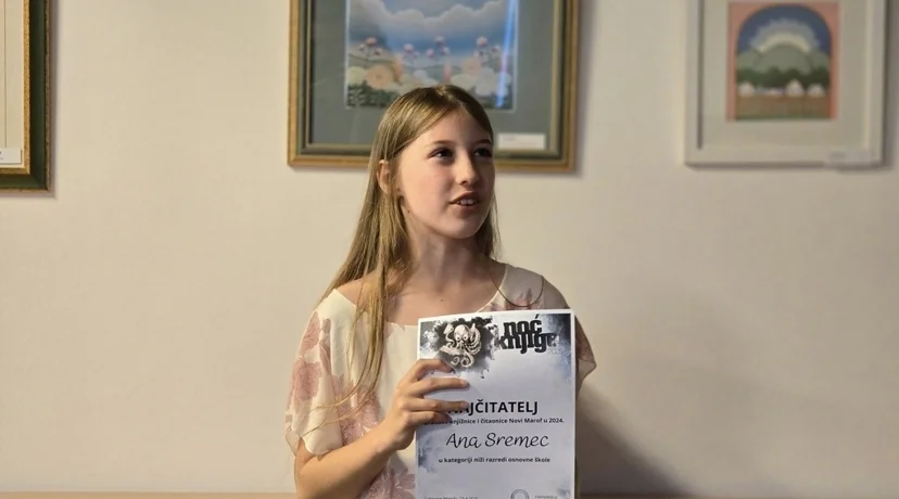 Ana Srnec je najčitačica u novomarofskoj knjižnici