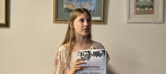 Ana Srnec je najčitačica u novomarofskoj knjižnici