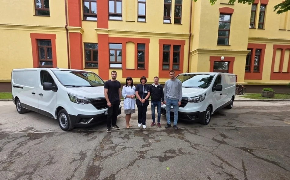 Nova kombi vozila u krugu varaždinske Opće bolnice