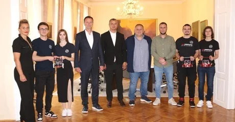 Varaždinski robotičari nakon Amerike na prijamu kod gradonačelnika