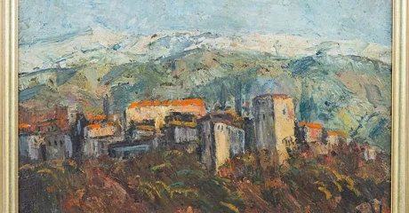 Otvorenje izložbe slika ptujskog slikara Albina Lugariča