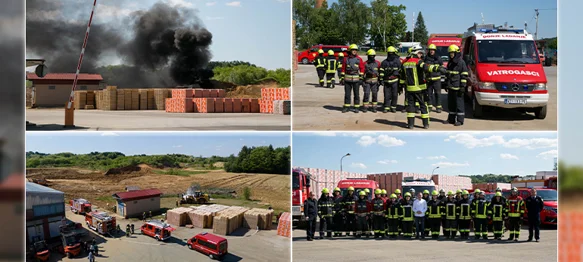 Pokazna vježba u Ciglani Cerje Tužno