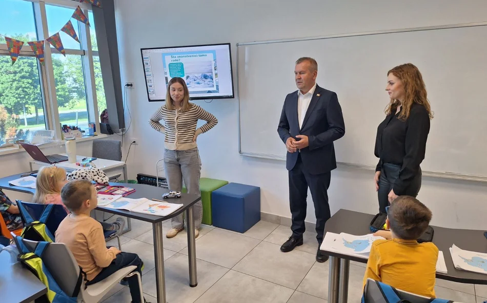 Župan Stričak posjetio školu "Malac genijalac"